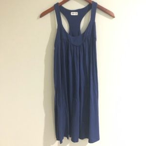 American Rag cotton lightweight dress navy blue